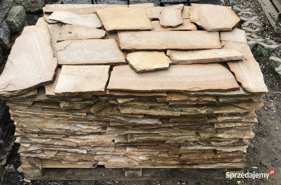 ZŁOTY ŁUPEK NATURALNY Kamień na Elewację Schody Warszawa