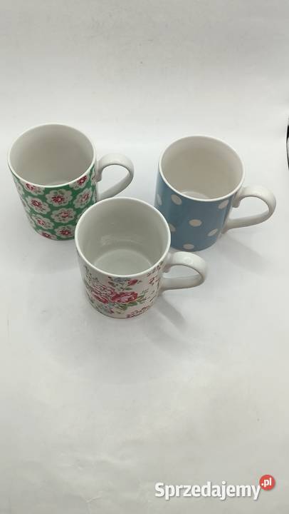 Kubki angielskie 3 sztuki Cath Kidston Zamość sprzedam
