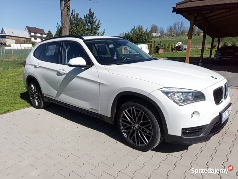 BMW X1 xdrive20d 2015 4x4 prywatna 1 właściciel relingi dachowe małopolskie Nowy Targ