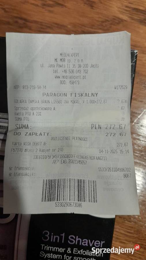 Golarka Damska Braun