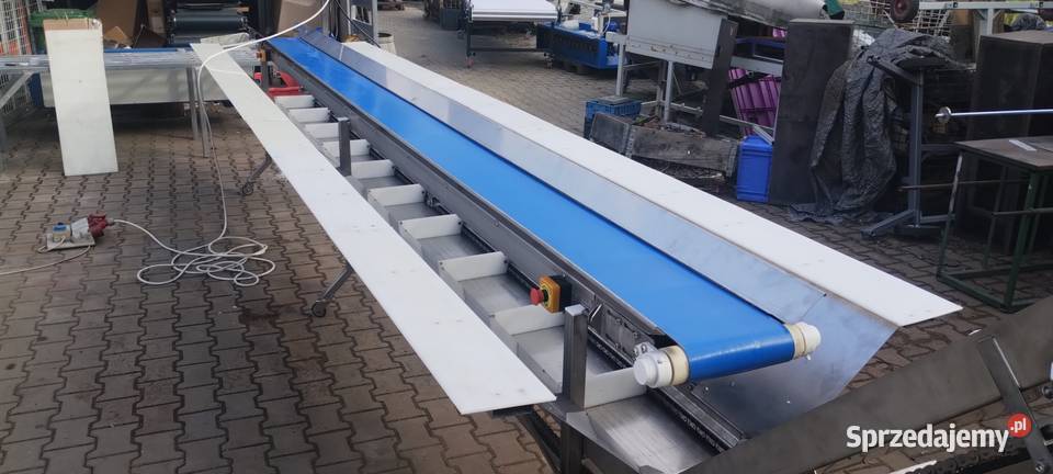 Taśmociąg do kapusty z przenośnikiem do odbioru Taśmociągi i podajniki Rumiejki