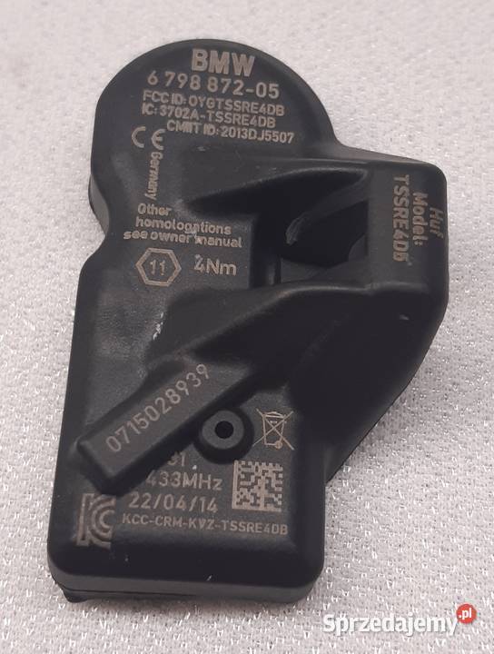 CZUJNIK CIŚNIENIA KOŁA TPMS BMW F10 F12 F20 F30 osobowe