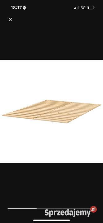 Łóżko bez zagłówka ze stelażem sprzedam