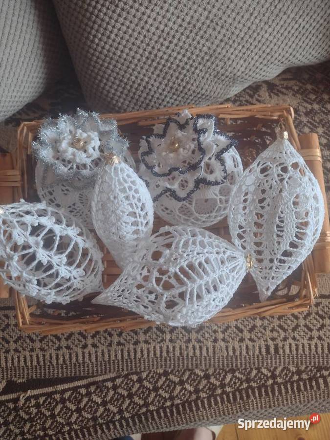 Bombki szydełkowe sprzedam