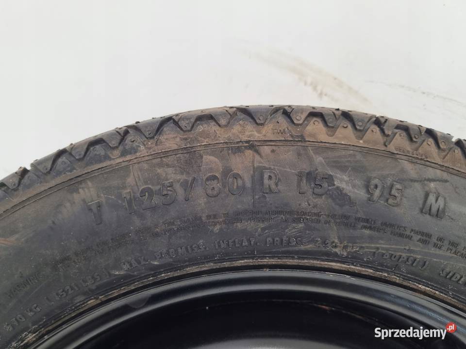 KOŁO DOJAZDOWE Peugeot 207 Citroen C3 dojazdówka Chełm
