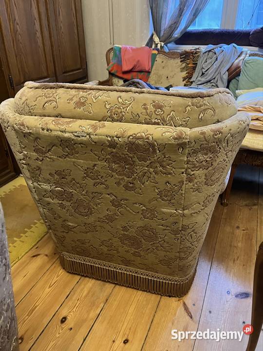 4 fotele na kółkach komplet