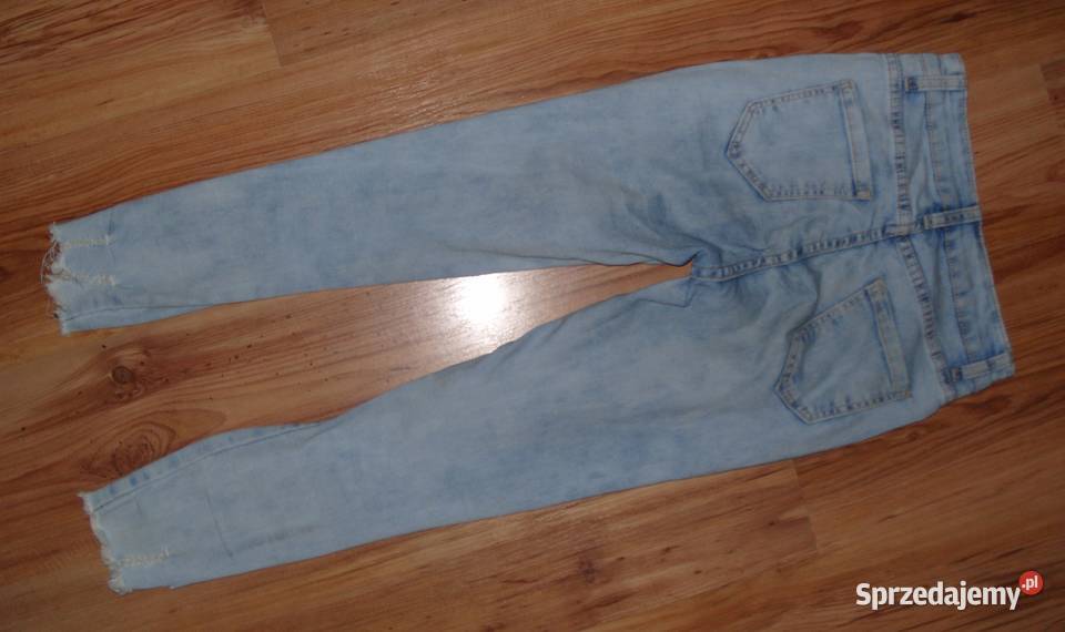 MISS RJ dżinsy z rozdarciami r34 efekt spranych wielkopolskie Rawicz