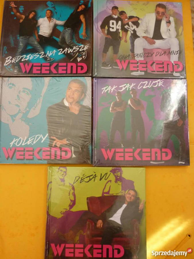 5 płyt CD Weekend nowe w folii Deja vu Tak czuję Warszawa