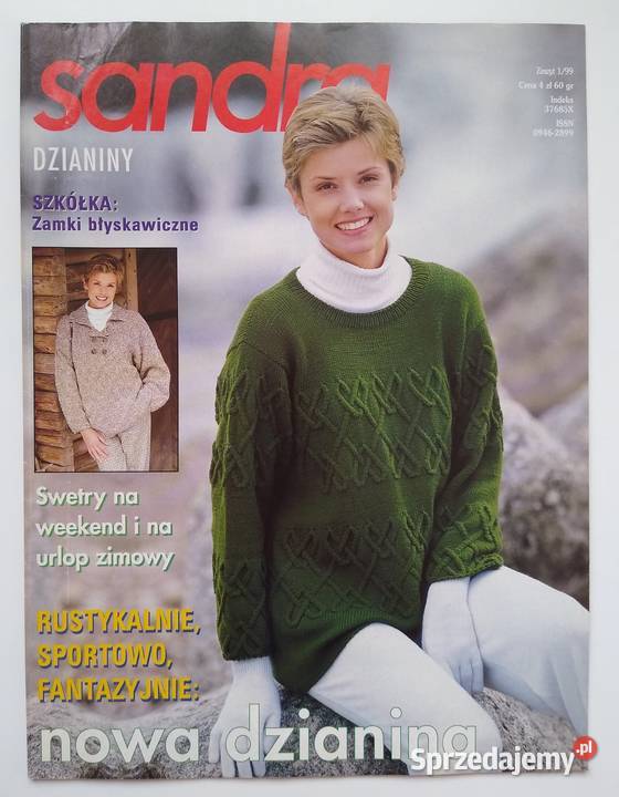 Modne Dzianiny Sandra 11999 Rok wydania 1999 Gdańsk sprzedam