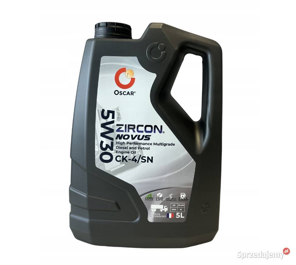 Oscar Zircon Novus SAE 5W30 API CK4SN ACEA E9 Wrocław