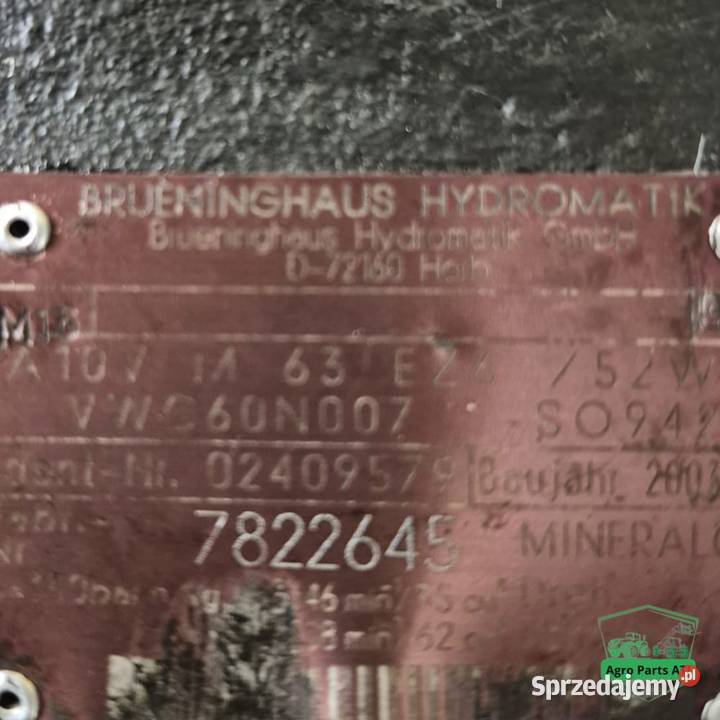 Pompa hydrauliczna 7822645 Brueninghaus A10VM63 Ciechanowiec