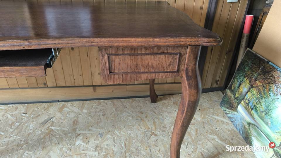 Piękne stylowe biurko w stylu chippendale łódzkie Łódź