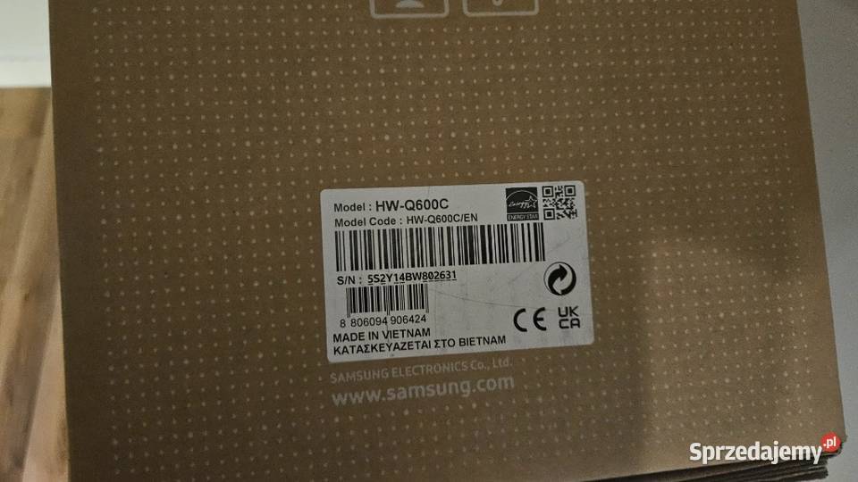 Soundbar Samsung HWQ600C nowy komplet GW24 Radom
