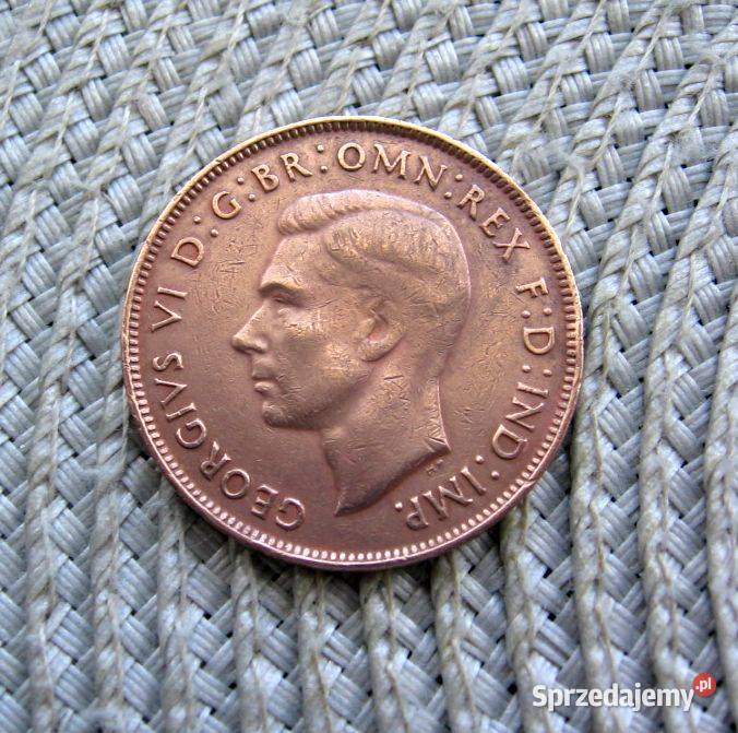 Australia 1 Penny 1943r Numizmatyka Kalisz