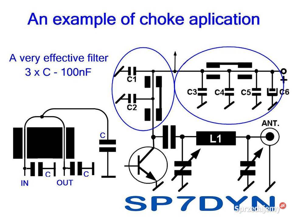 Super Filtr dławik rdzeń ferrytowy filtr 2 1 Ozorków sprzedam
