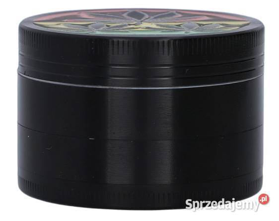 Czarny Grinder Młynek do Suszu Tytoniu Ziół CBD