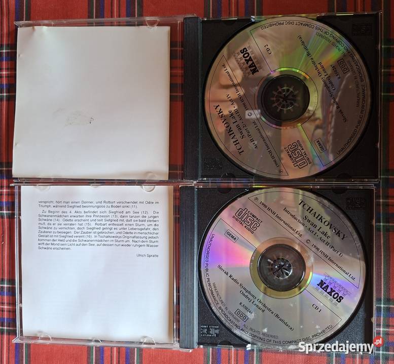 Tchaikovsky Swan Lake Complete Ballet 2 CD 2 płyty małopolskie