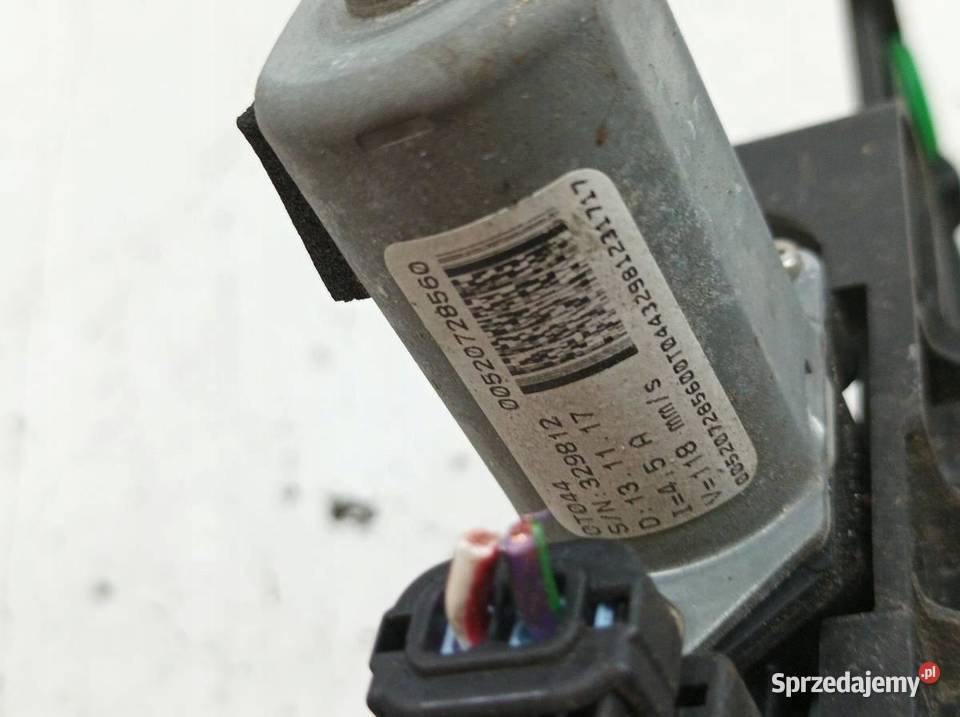 MECHANIZM SZYBY PRAWY PRZÓD 00520728560 Fiat Mechanizmy opuszczania szyb