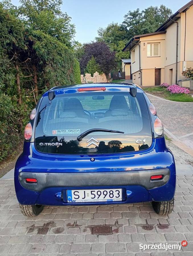 Citroen C1 10 Benzyna 2007 5 drzwi niebieski dolnośląskie