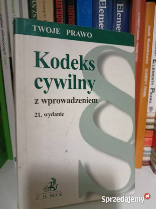 Kodeks cywilny książki prawo Warszawa księgarnia Praga okazy