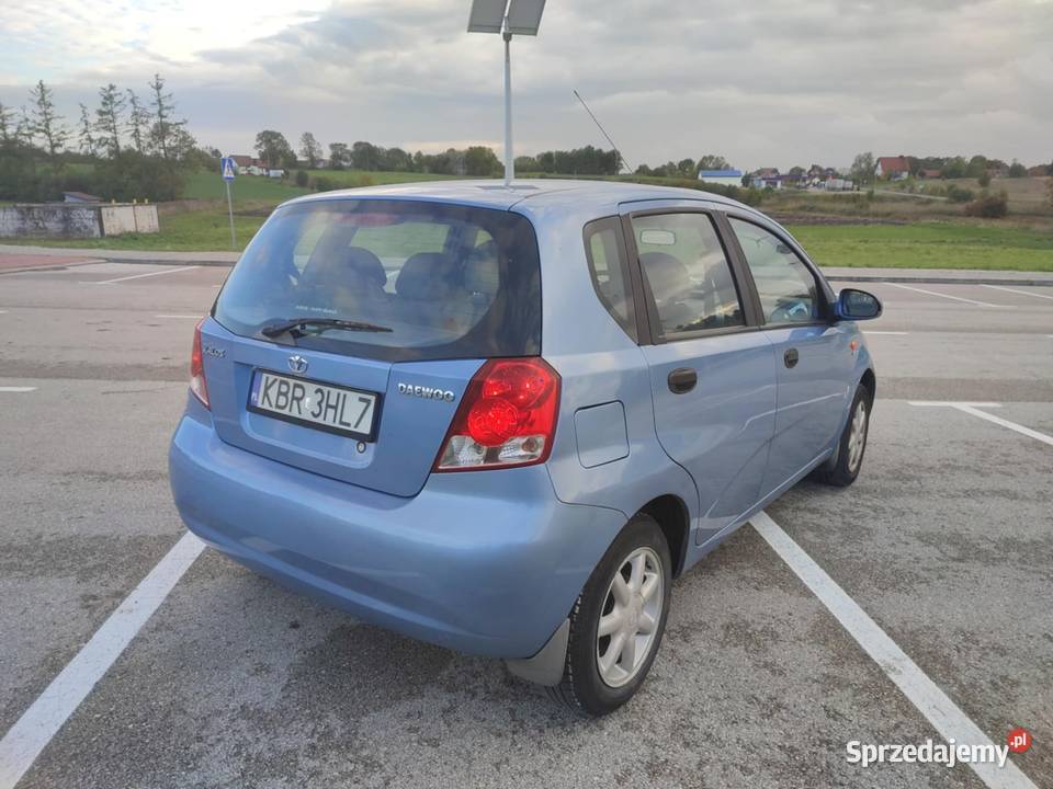 Daewoo KALOS 2005 12 benzyna nieuszkodzony Wiślica