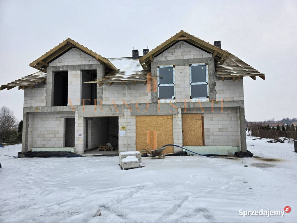 Nowoczesny bliźniak z ogrodem Bramki gm Błonie