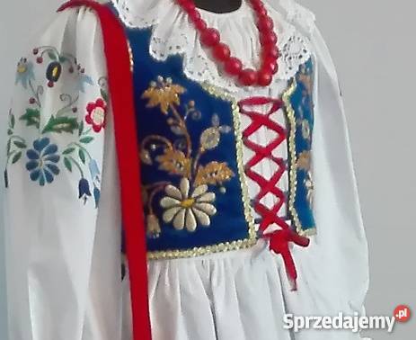 Strój ludowy kaszubskiręcznie haftowany Bytów sprzedam