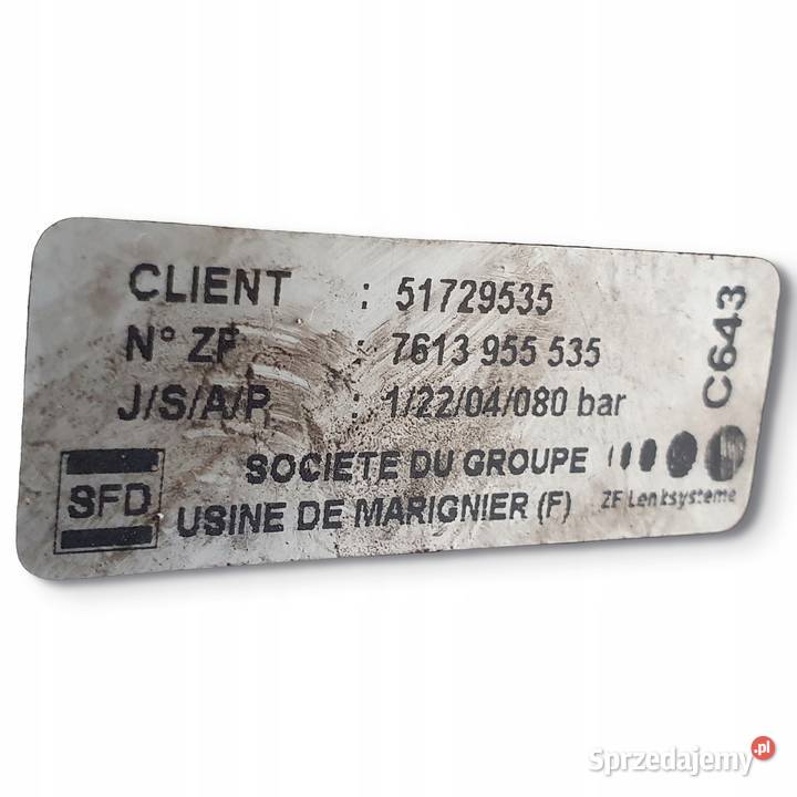 POMPA WSPOMAGANIA Fiat Doblo I 13 JTD MJET osobowe Pompy wspomagania Chełm