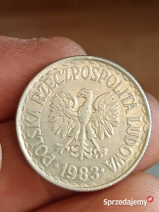Sprzedam monete 1 zloty 1983 odkroj blach vvv Chełm