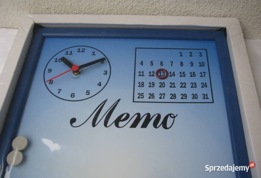 TABLICA MAGNETYCZNA NA NOTATKI ZEGAR WIECZNY Koszalin