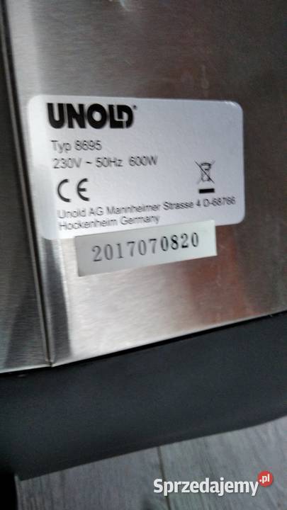 Urządzenie do pieczenia chleba ciasta Unold 8695 Nowy Tomyśl