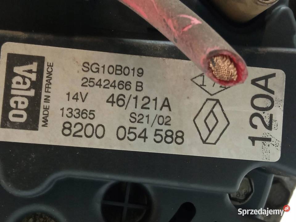 ALTERNATOR 8200054588 19 DCI Renault Scenic I świętokrzyskie
