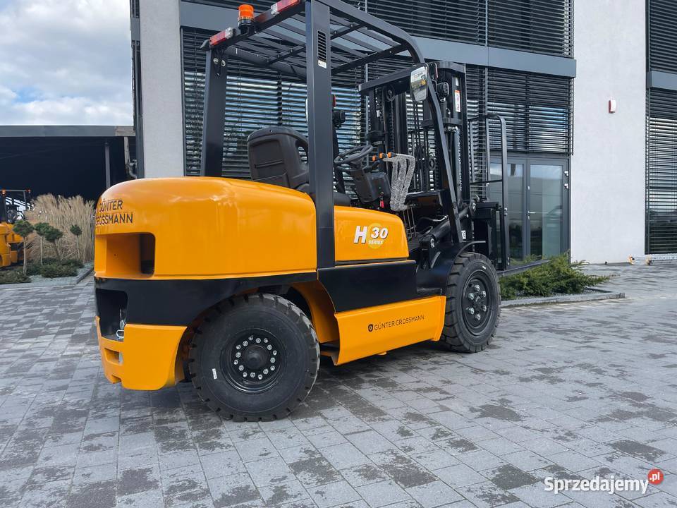 Wózek widłowy 3T duplex Gunter Grossmann diesel Lidzbark sprzedam