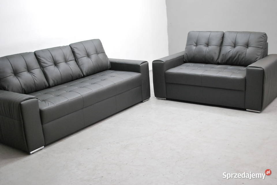 RIX KOMPLET 32 sofy kanapy zestaw SKÓRA 9117 Poznań