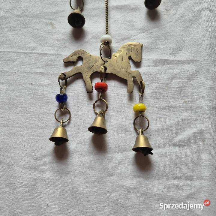 Zawieszka śliczne vintage koniki z dzwoneczkami Brzesko