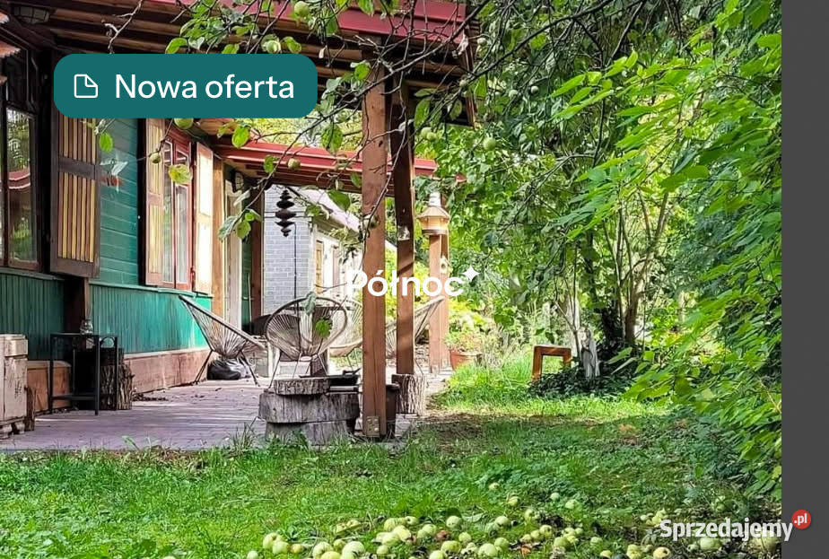 Drewniany dom z sauną w otoczeniu Bugu Parośla