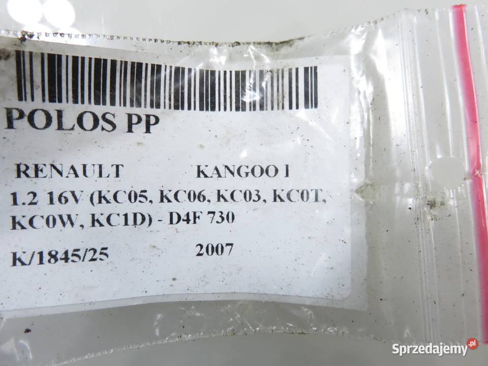 PÓŁOŚ PRAWA PRZEDNIA RENAULT KANGOO I 12 16V osobowe
