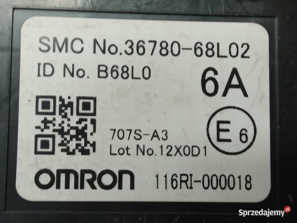 MODUŁ SMC 3678068L02 Suzuki Swift V 20102017 Rok produkcji 2011 sprzedam