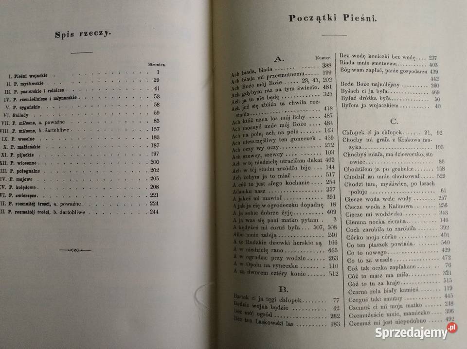 Książka Pieśni ludu Polskiego w Górnym Szląsku Żory