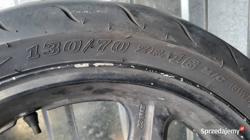 Koło opona do Motoru stan widoczny na zdjęciach Motocyklowe Mosina
