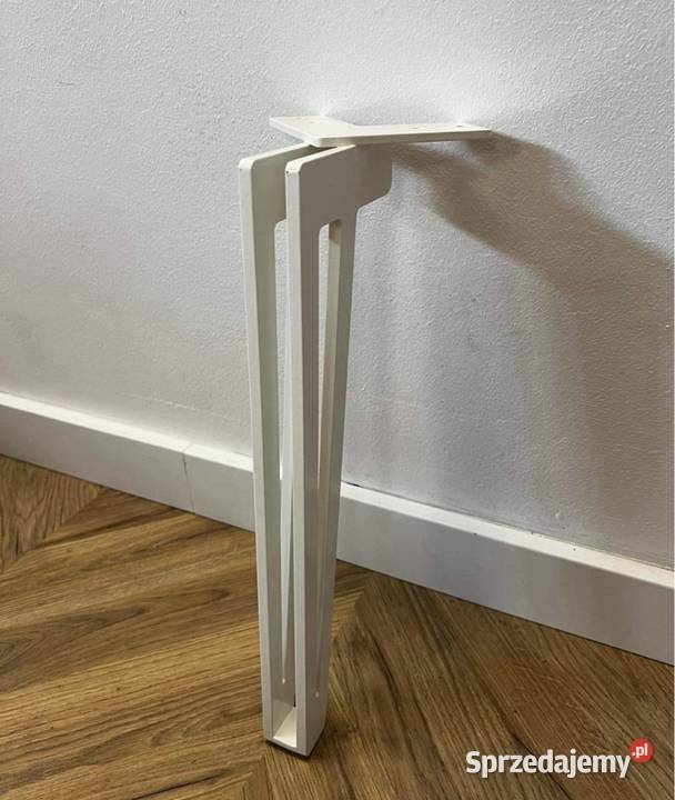 Biała Noga metalowe Nogi loft Stół 70 70cm Bochnia