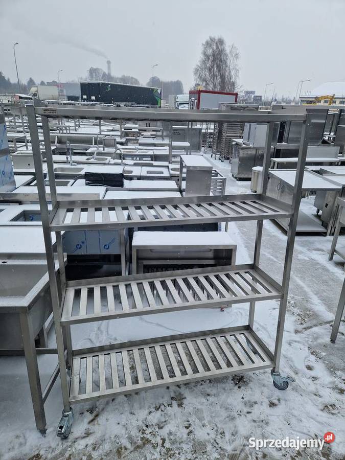 Solidny Regał Magazynowy 4 Półki Gretingowe Ostrów Wielkopolski