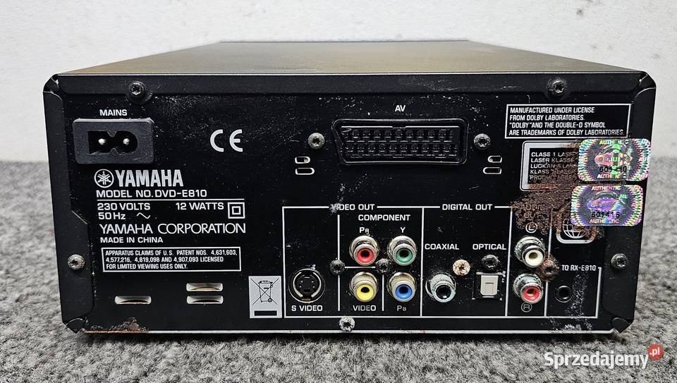 Odtwarzaczy płyt Yamaha DVDE810 Pianocraft Kraków sprzedam