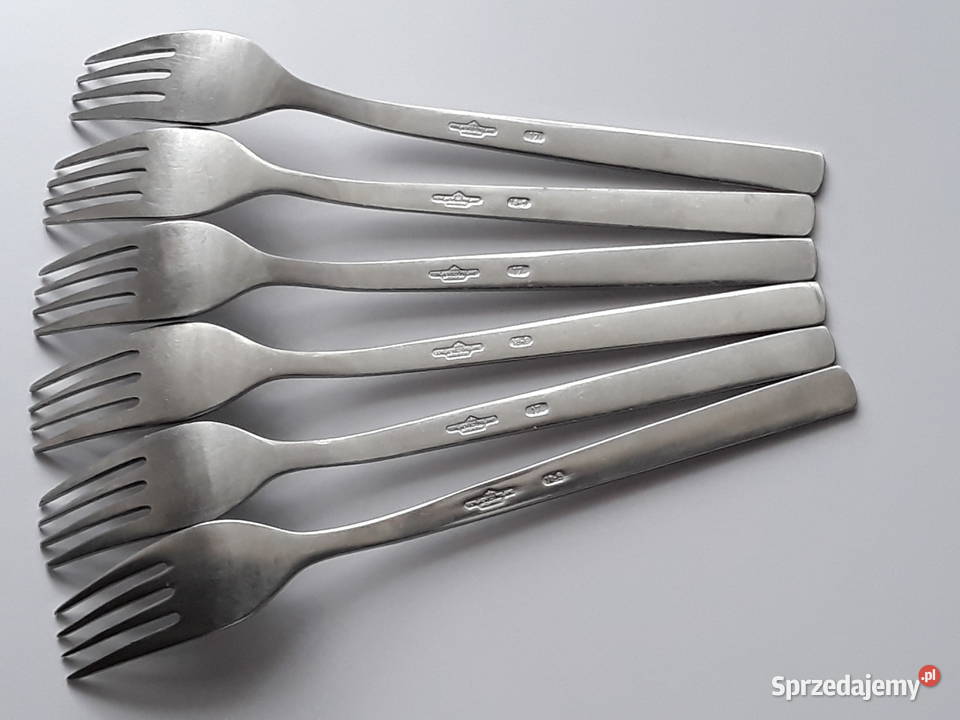 Widelce obiadowe 2 KONWALIE Gerlach sztućce PRL Dąbrowa Górnicza
