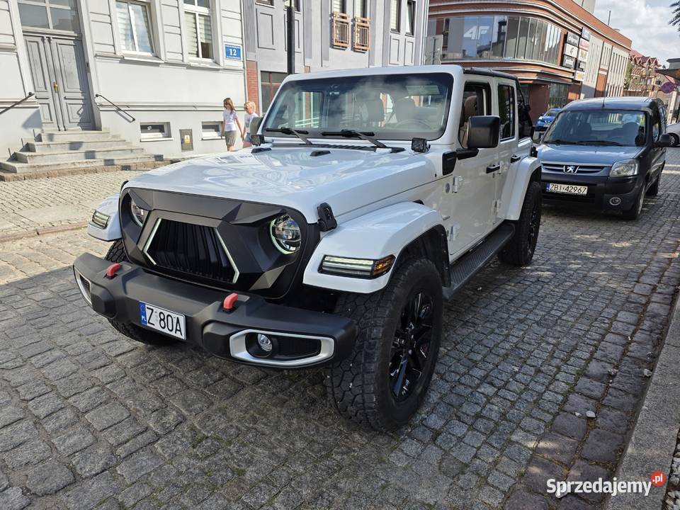 jeep wrangler sahara 20 turbo phev plugin hybrid Samochody osobowe Białogard
