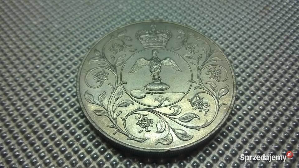 MONETA Wielka Brytania 25 pensów 1977 037