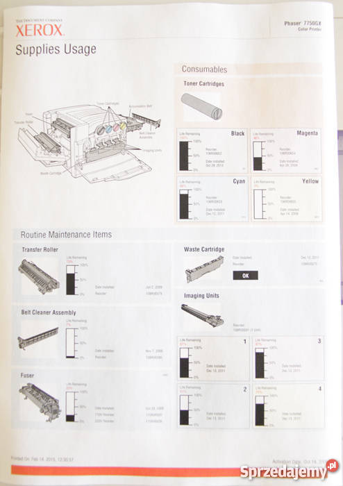 XEROX PHASER 7750 Milanówek