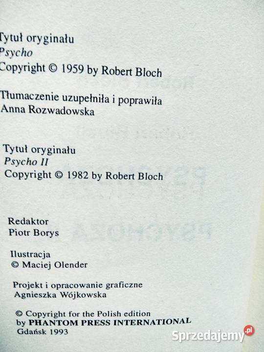 Bloch Psychoza Warszawa