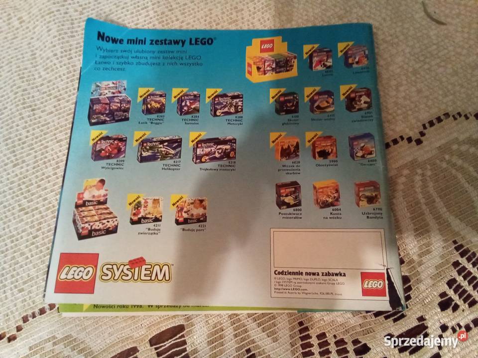 Lego katolog polsku 1998 miękka Pozostałe