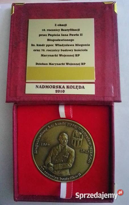 Medal pamiątkowy z podwójnej okazji Gdynia